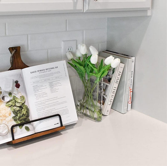 Florenza - Book-Shaped Acrylic Vase for Home Decor — image 2
