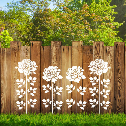 Florenza - Large Flower Stencils for Garden & Home Decor — image 2